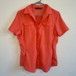 REI Women’s Pink Button Up Top Size‎ Small